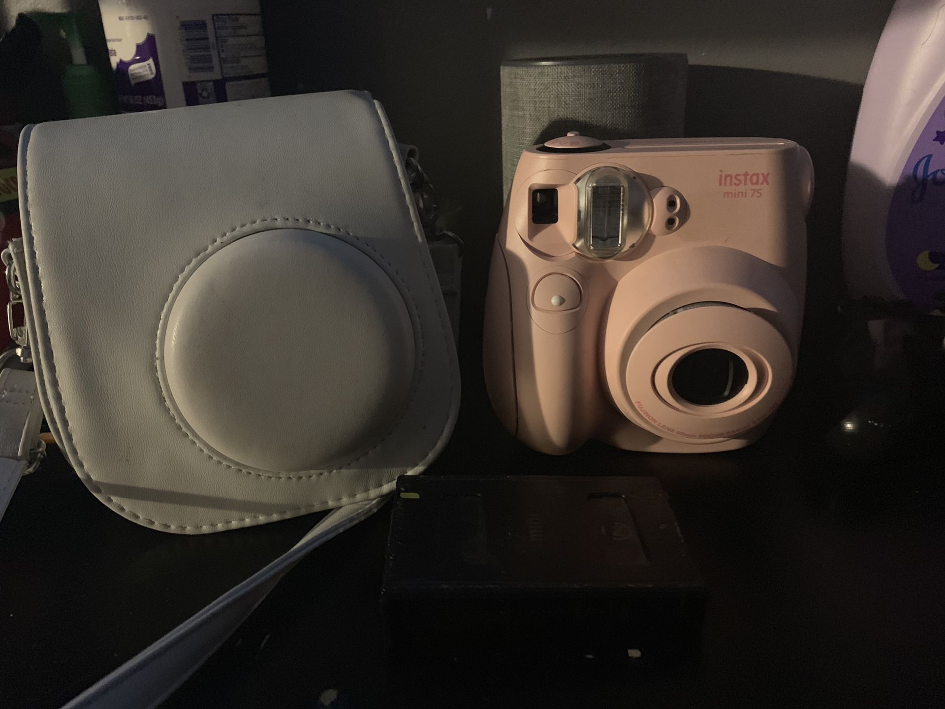Instax 7s with case and pack of film