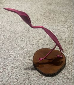 Flamingo art/ statue