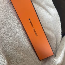 Band Apple Watch Hermes Double Tour 41mm Gourmette fauve