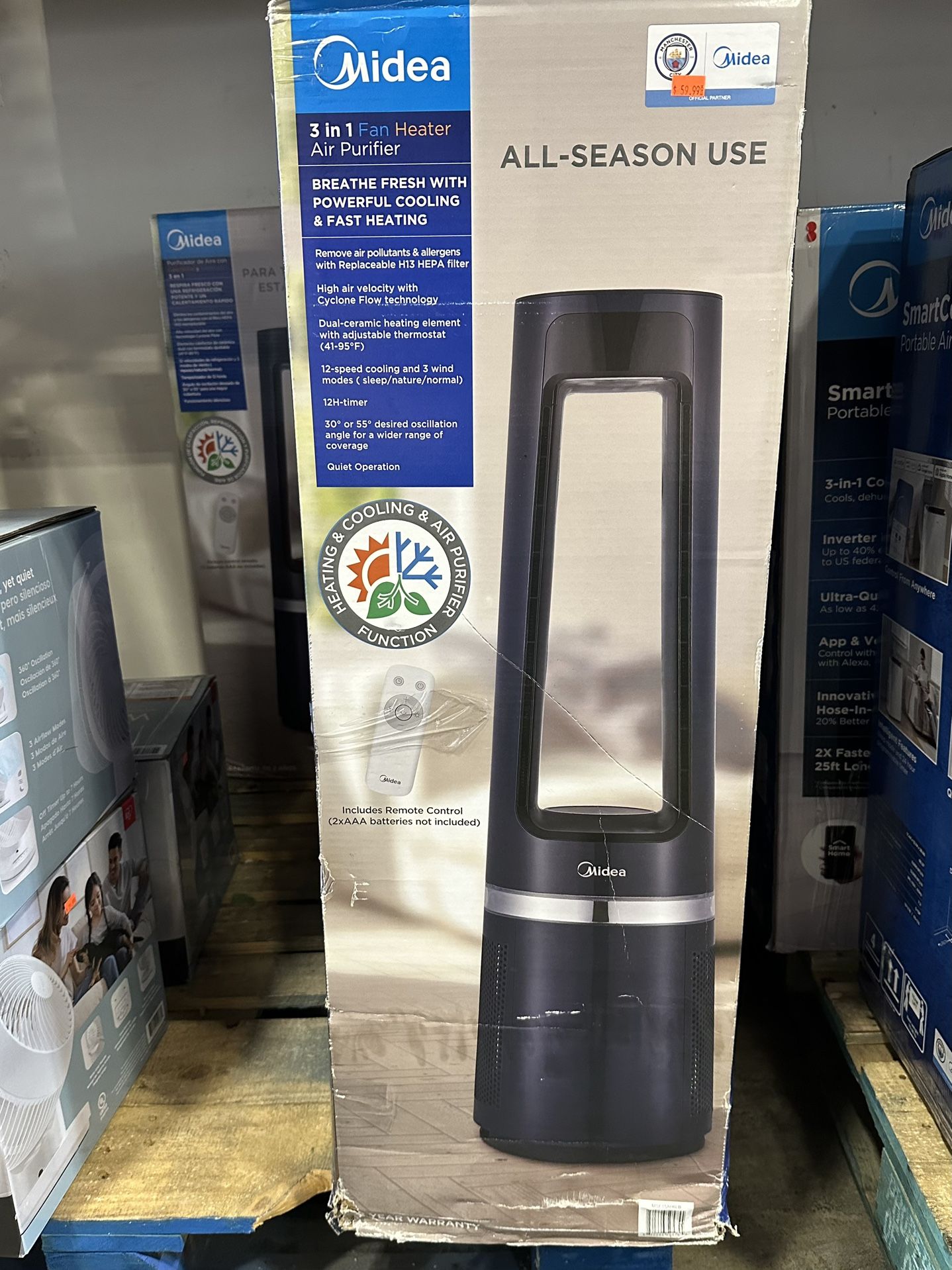 Midea All Season in Fan Heater Air Purifier Brand New In Box