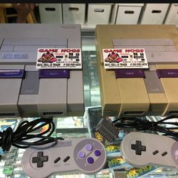 2Super Nintendo's with 4-6controllers