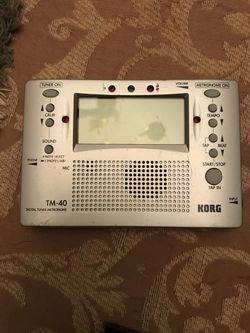 Tuner/metronome