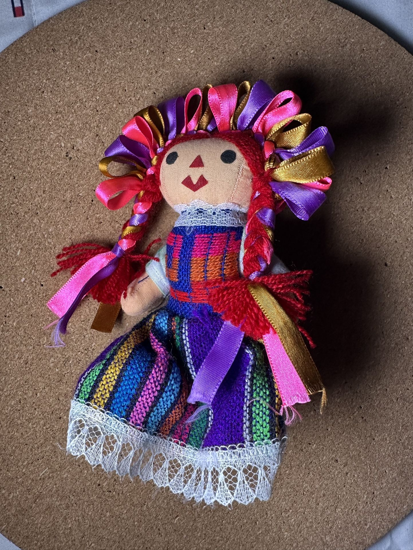 Traditional Mexican Red Hair Rag Doll / Rag Doll / Mexican Dolls / Handmade Dolls / Mexican Fiesta / Gifts / Gifts for Girls...