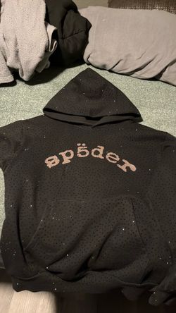 Rine stone spider hoodie.