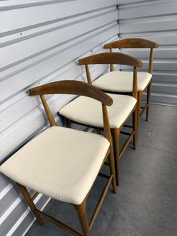 MCM Style 3 Hank Counter Bar Stools