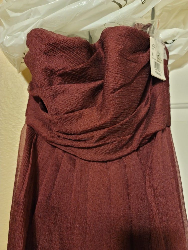 Vera Wang Burgundy Dress Vera Wang Burgundy Dress