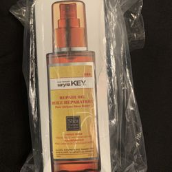 Saryna Key Hair Oil for Damage Repair - Pure African Shea Butter with Keratin & Vitamin E for Hair Treatment - Frizz Control & Split End Repair Hair S