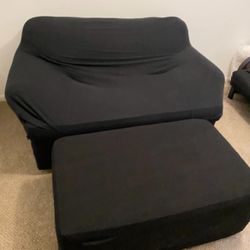 Oversized Chair With Ottoman