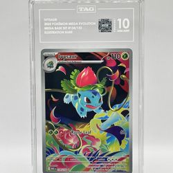 TAG 10 Ivysaur Mega Evolution 134/132 Pokemon Card 