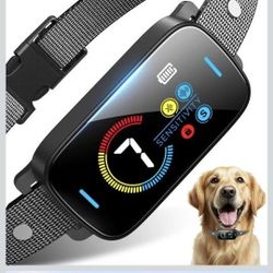 Upgrade Ultrasonic Bark Collar for Large Medium Small for Dogs Smart Automatic Bark Collar Rechargeable Anti Barking Training Collar with Waterproof V