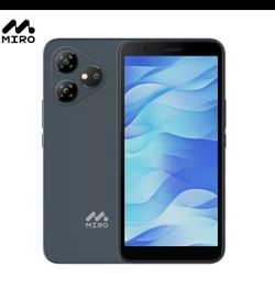 MIRO Smartphone Unlocked GPS-Enabled Octa-Core Android 14, 4(2+2)GB RAM, 32GB Expandable to 1TB, 4G Dual SIM, 5.99'' HD 2.5D Display – Travel, Navigat