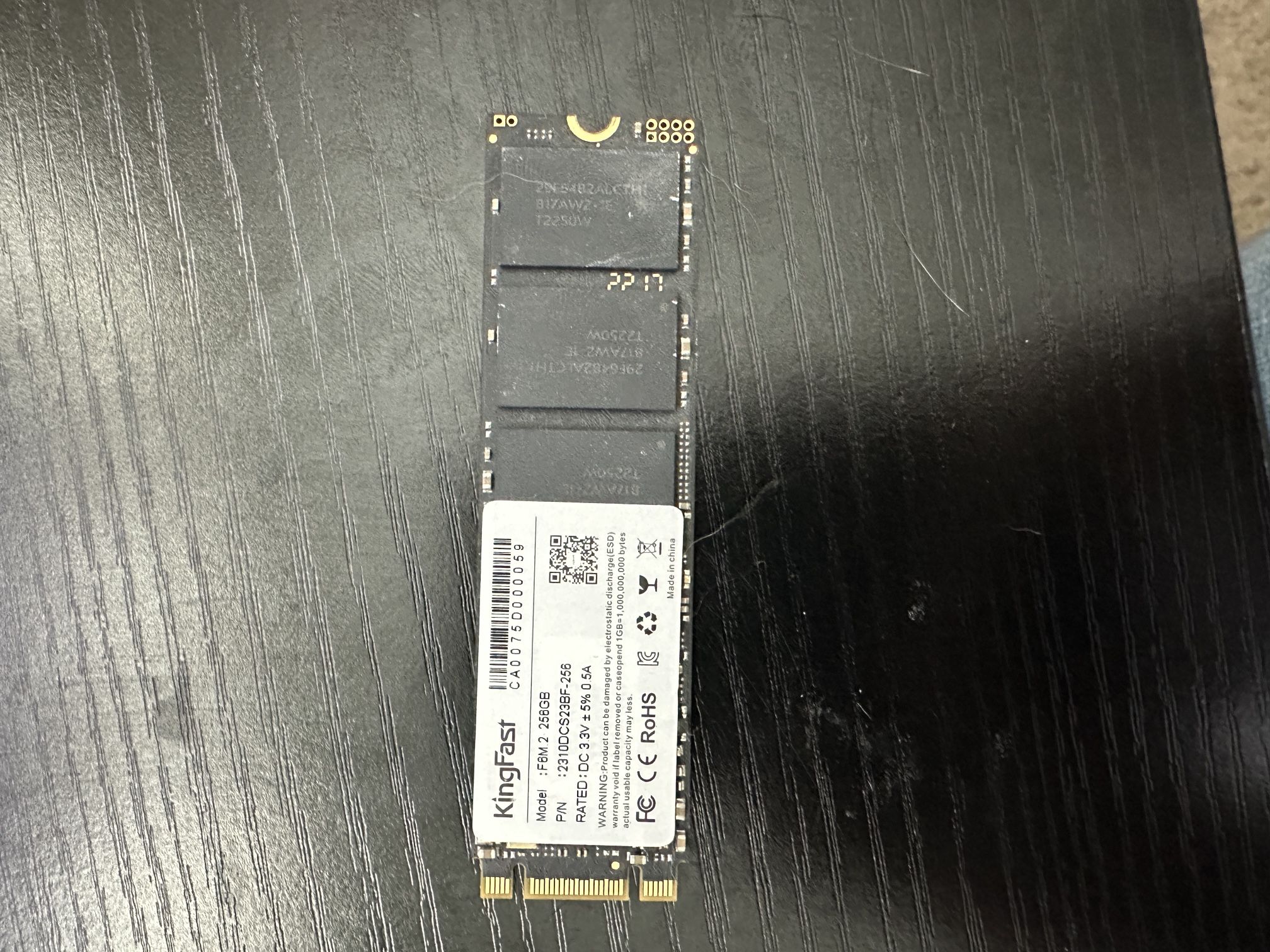 Kingfast Nvme Drive 256gb