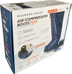Sharper Image Air Compression Boots Flex Leg Recovery Large X-Large (contact info removed)