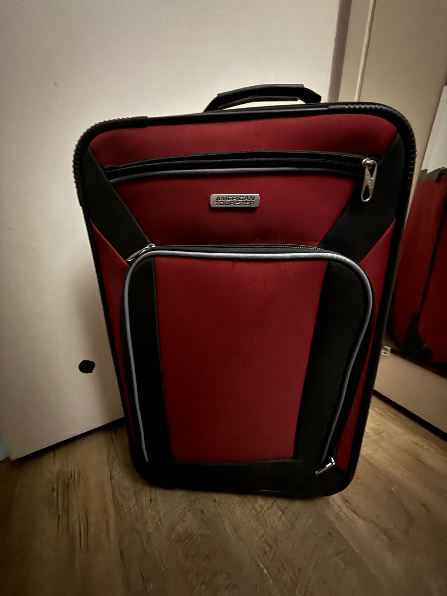 Red Carry-on Suitcase