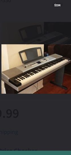 88 Keys Digital Yamaha DGX 530 Keyboard with music stand, Keyboard stand, sustain foot pedal, with Bench
