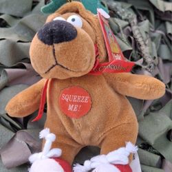 Vintage Fannie May Scooby Doo Christmas Plush Small The Yak Pack With Tag