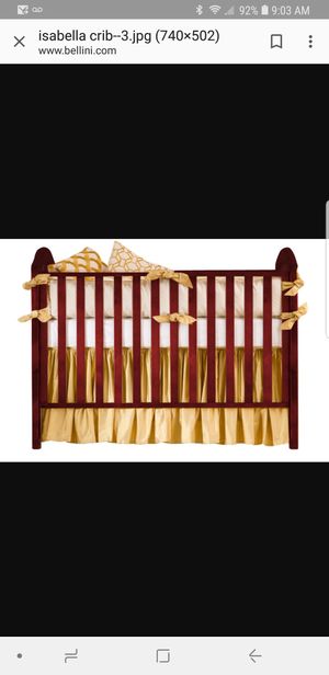 Bellini Baby Crib In Mahogany For Sale In Palm Beach Gardens Fl