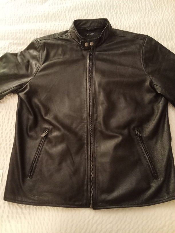 Lucky Brand Bonneville Leather Coat