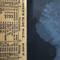 Vintage Keuffel & Essex Co. N.Y. Beginners Slide Rule 4058W