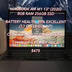Apple MacBook Air M1 Chip 13” (2020) 8GB RAM/256GB SSD Used Like New Authentic