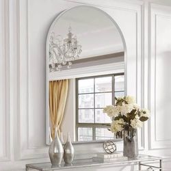 New 24x32 in Silver Arched Mirror