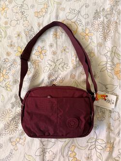 Waterproof Nylon Crossbody Bag | Multi-Zip Compartments | Lightweight
