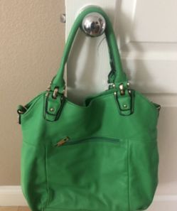 Purse, oversized Hobo bag Summer Green