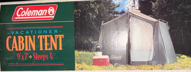 Coleman 9’x7’ cabin tent
