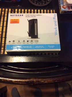 Net gear n300 wireless adsl2+ modem router