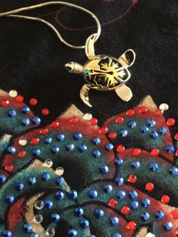 Accessorize with Silver Tortoise pendant / Silver necklace 🌾🐢