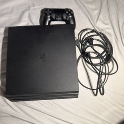 Ps4 Pro with controller