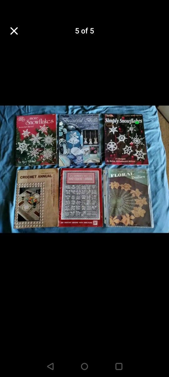 Lot Of 31 Crochet Thread Pattern Booklets / Magazines