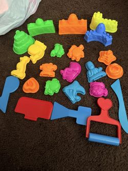 Sand mold set kinetic sand