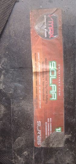 Solar vmax Battery $40