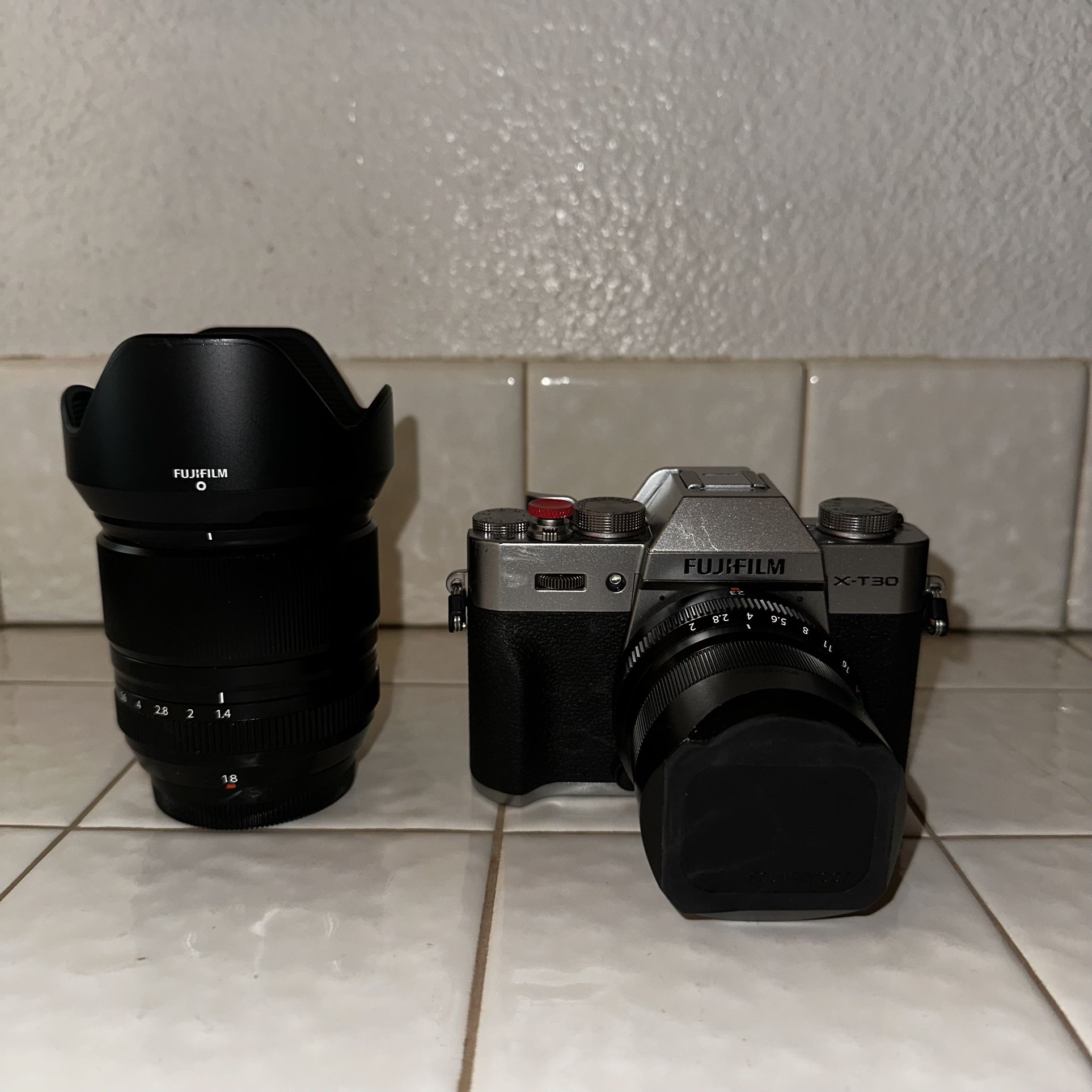 Fujifilm XT-30ii with 23mm f/2 and 18mm f/1.4