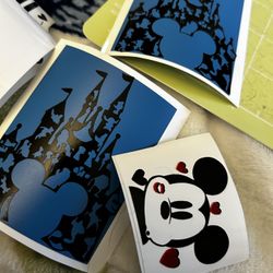 Disney Stickers/Decals Pack Of 3