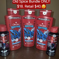Old Spice Bundle ONLY $18. Retail $40.