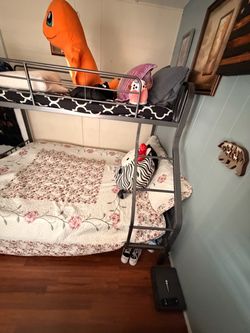 Metal bunk bed frame ONLY