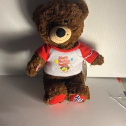 St. Louis Cardinals happy birthday Fred Bird teddy bear