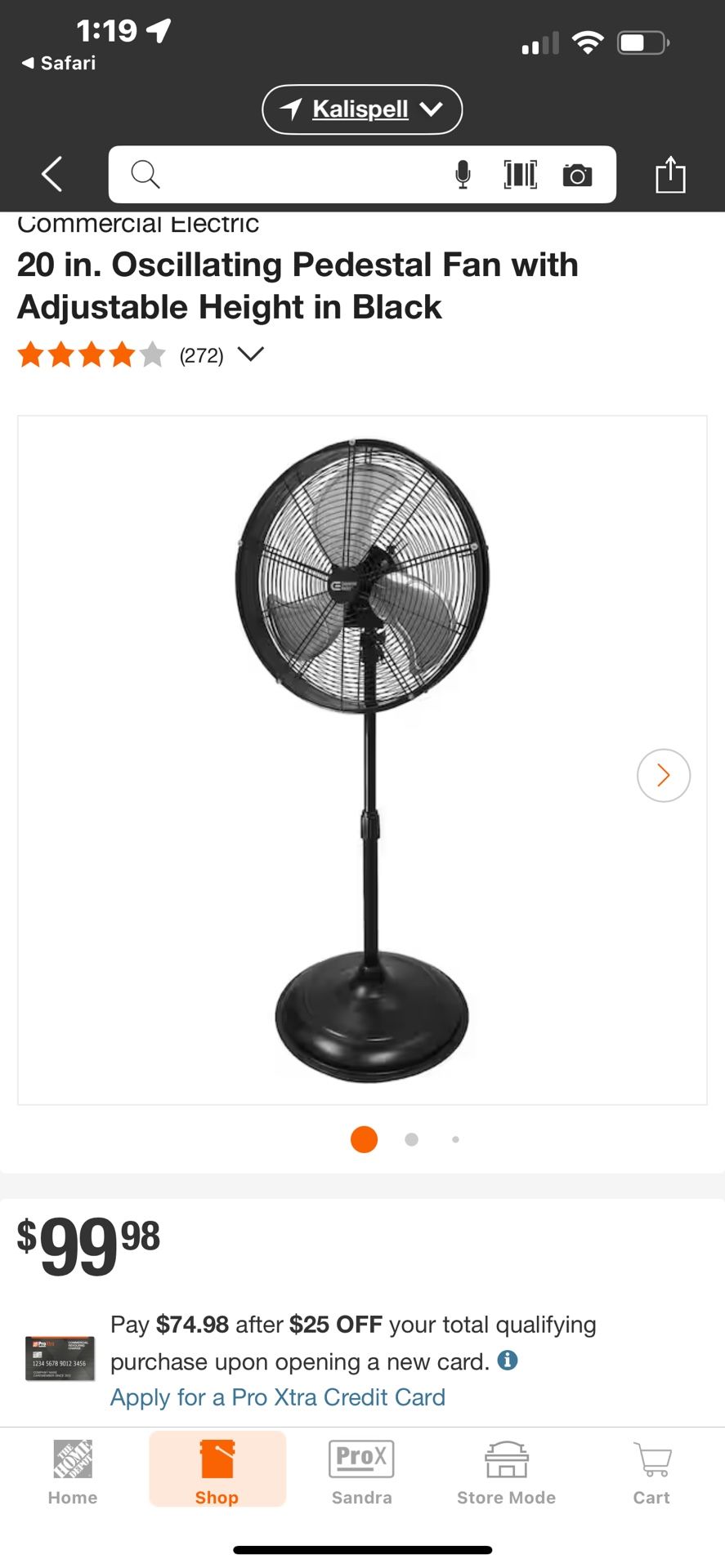 Garage/shop Fan