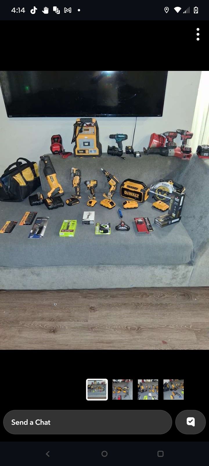 Power Tools DeWalt, Milwaukee,Cat, Hart Etc.