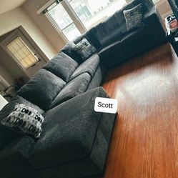 Brand New/ Oversized Sectional Couch/ Big Living Room cheap Sofa Loveseat/ Ottoman/ Color Configuration Options Available Same Day Delivery 