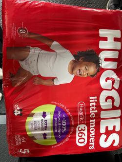 Huggies Little Movers Size 5 Diapers 64 Count