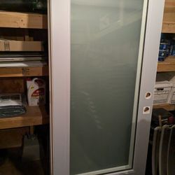 Exterior Door Solid Core Fiberglass Full Glass 