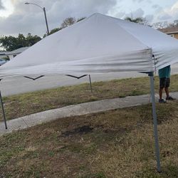 Ozark Trail 12' x 12' Instant Straight Leg Canopy for Camping - Gray