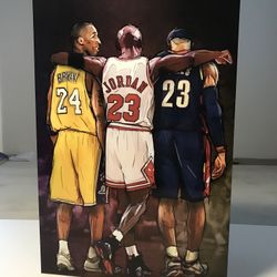 Kobe Bryant Michael Jordan Lebron James Poster Board Basketball Supreme