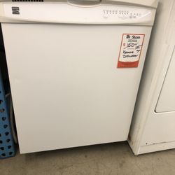 Kenmore White Dishwasher