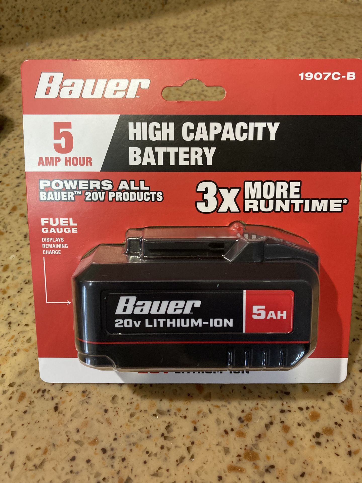 Bauer 5AH 20V High Capacity Battery•NEW•