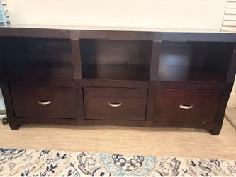 TV Stand/3-Drawer Media /Entertainment Console/ Approx. 58 inches long and 16 inches depth/wide