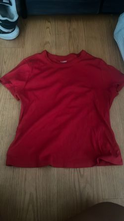 Red old navy shirt